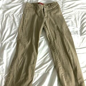 Brown straight legged dickies. this price is for one pair of pants only.